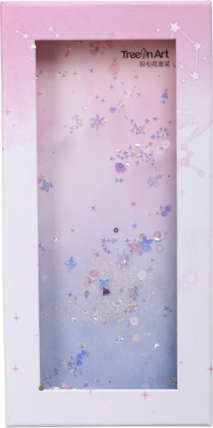 Ручка масляная Перо цветная в ассортименте 