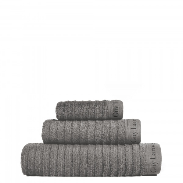 Набор полотенец махровых Palace 3 шт., 550г/м2 серый Guy Laroche 