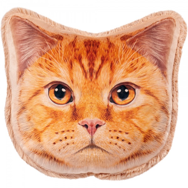 Подушка декоративна Британський кіт 30x35 см бежевий Stip 