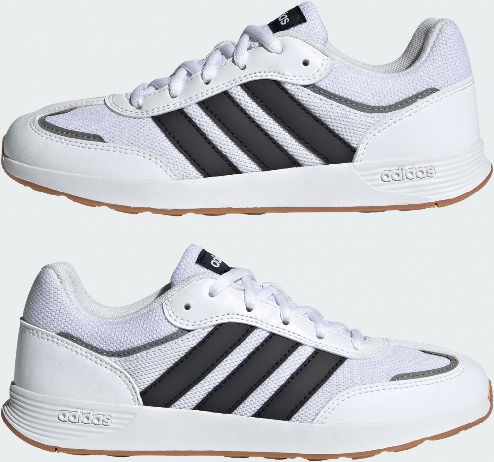 Кросівки дитячі Adidas TENSAUR SWITCH J FTWWHT/CBLACK/GRETHR JQ4781 р.36 2/3 білі