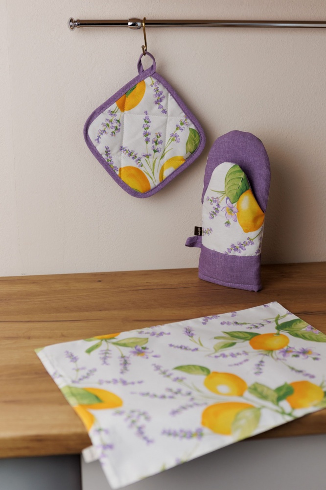Прихватка Lemons & Lavender 20x20 см La Nuit