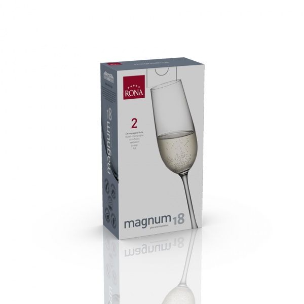 Набор бокалов для шампанского MAGNUM 3276 180 мл 2 шт. Rona 