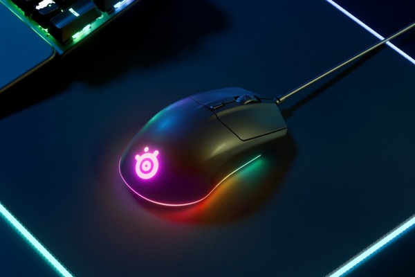 Мишка SteelSeries Rival 3 USB Gaming mouse Optical Ergonomic Backlit Black 