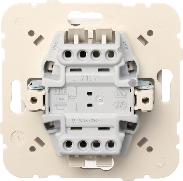Кнопка звонка Efapel Logus без подсветки 10 А 250В IP20 белый