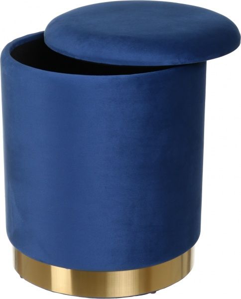 Сундук-пуф Francois 36х36х44 см синий 
