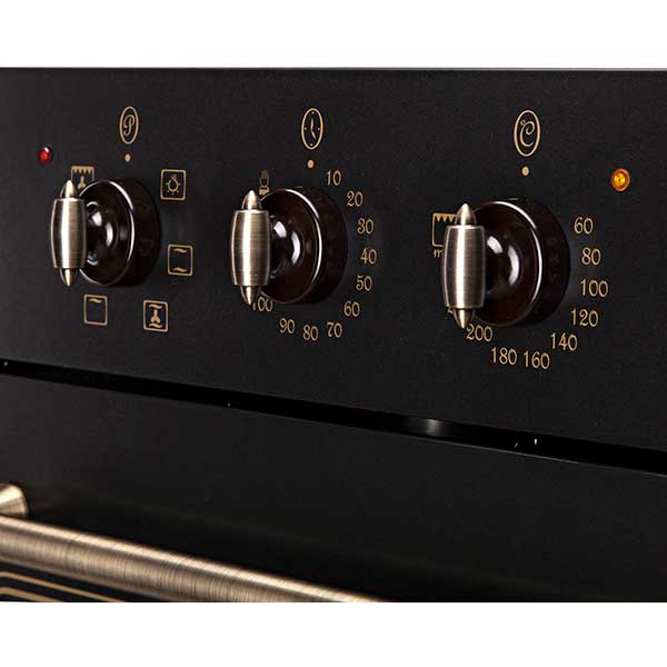 Духовой шкаф электрический Pyramida F 64 ER black Rustico