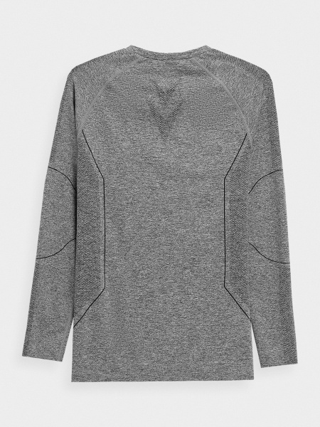 Футболка з довгим рукавом 4F D4Z21-BIMB300G-23M р.2XL/3XL сірий