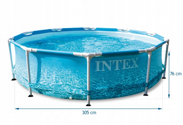 Басейн каркасний Intex Metal Frame Pool 305x76 см, арт. 28206
