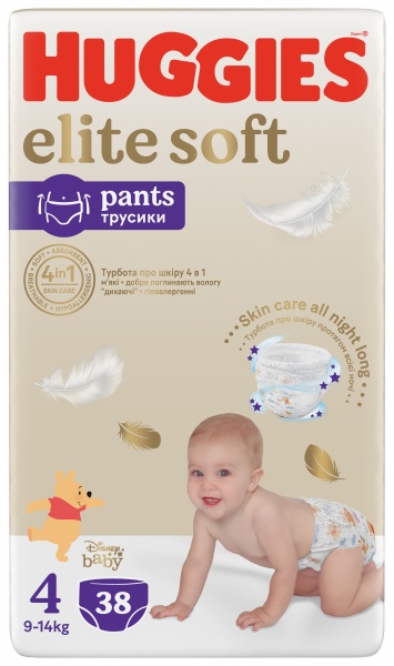 Подгузники-трусики Huggies ES Pant (4) Mega 9-14 кг 38 шт.