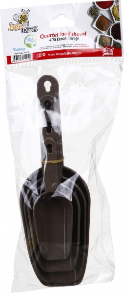 Совок для сипких продуктів 4 шт 19,5х6.,5х5.,5 см AK 459 Fackelmann