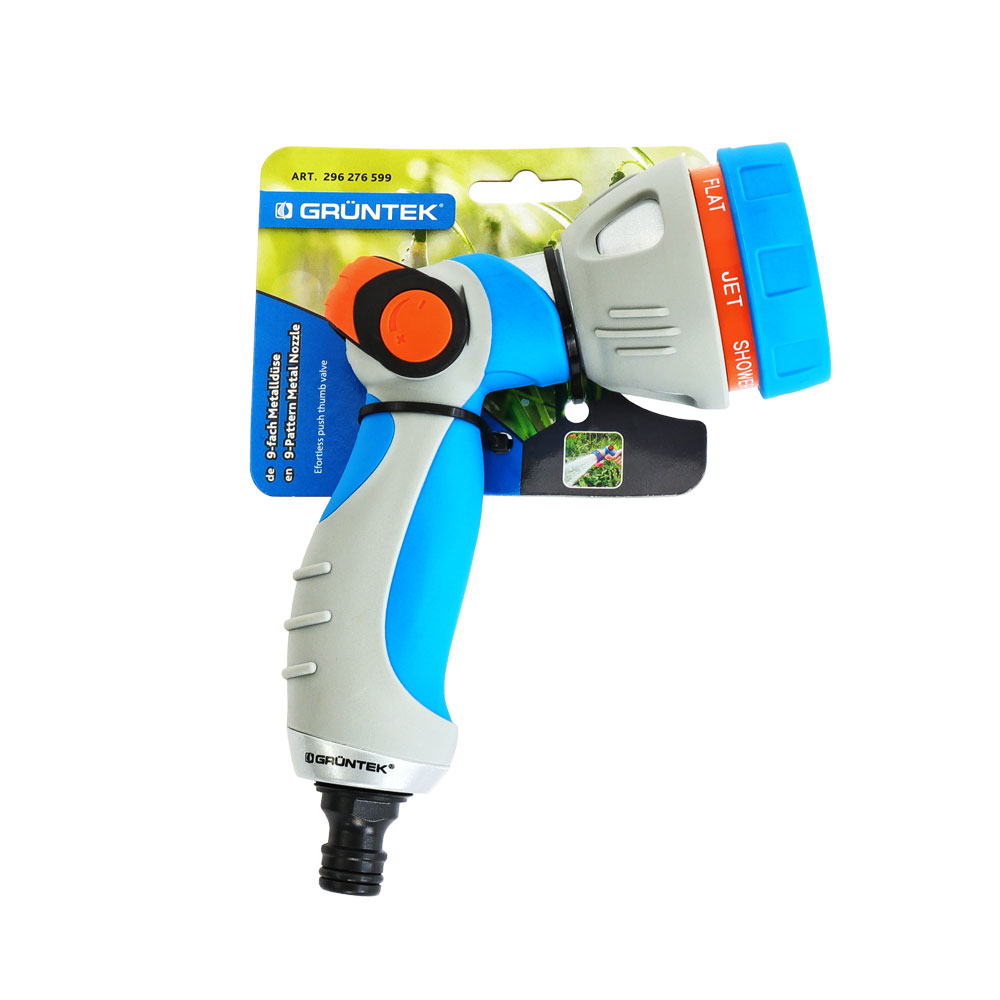 Пистолет для полива Gruntek 9-режимный (296276599)