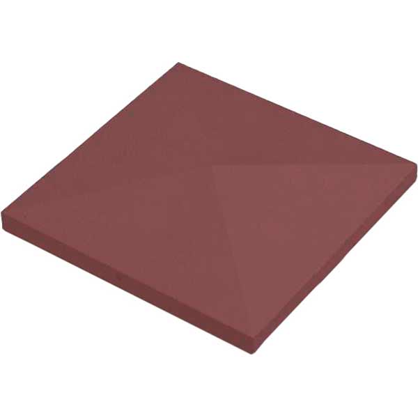 Крышка столба Пирамида 440x440x70 мм коричневый