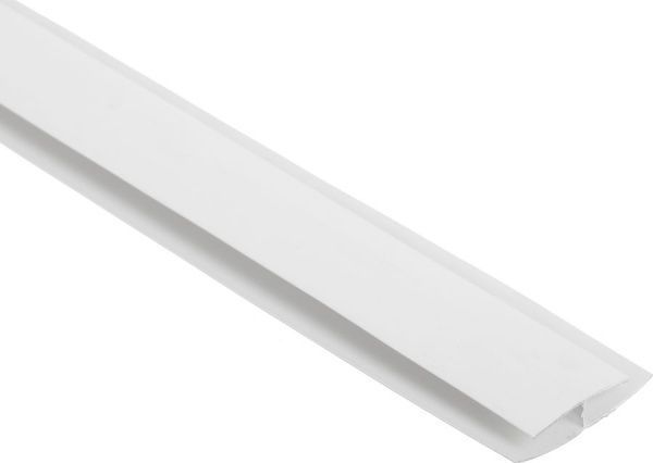 Уголок Н-образный 60х40х10х3000 мм белый