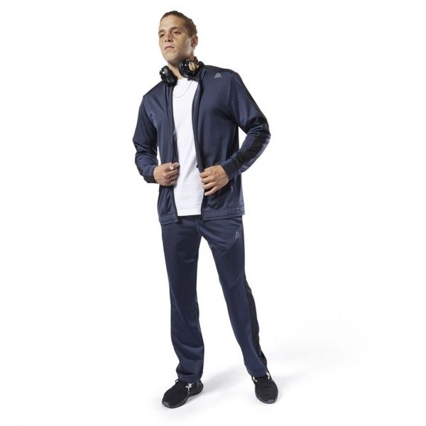 Спортивний костюм Reebok TE TRICOT TRACKSUIT DY7776 р. L темно-синій