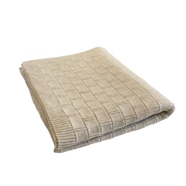 Плед Touch 90x130 см бежевый Прованс 