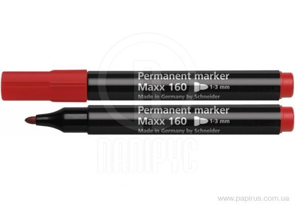 Маркер перманентний Schneider 160 S116002 червоний 