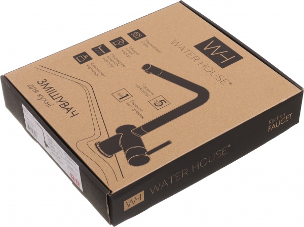 Смеситель для кухни Water House Galaxy серый