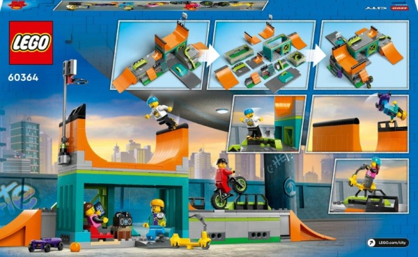 Конструктор LEGO City Уличный скейтпарк 60364