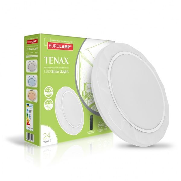 Светильник светодиодный Eurolamp Smart Light Tenax N13 с пультом ДУ 24 Вт белый 3000-6500 К LED-ESL-24W-N13 
