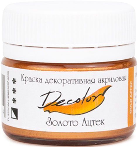 Акрил для декора Золото Ацтек 500 мл Деколор ТАИР