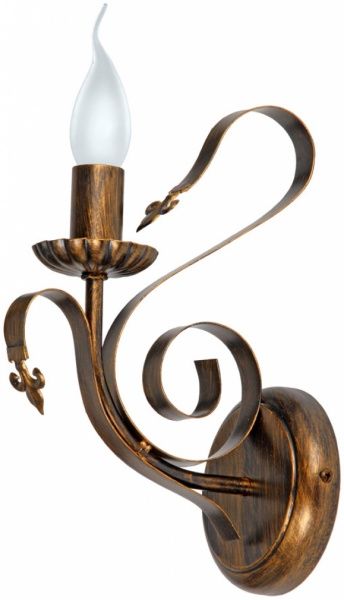 Бра Vitaluce 1x60 Вт E14 антична бронза V1350/1A 