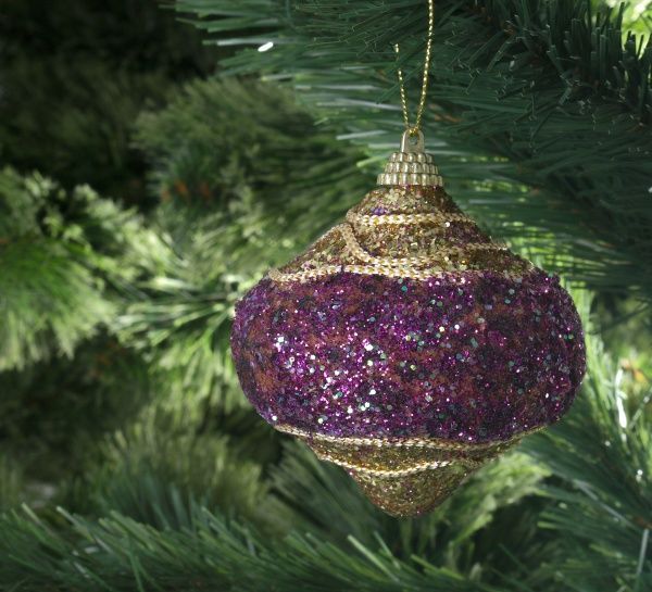 Елочная игрушка Волчок 10 см 500129G8 