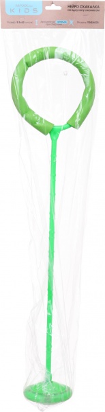 Скакалка MaxxPro kids на одну ногу с колесом LED 9.5x62 см TGQ36220