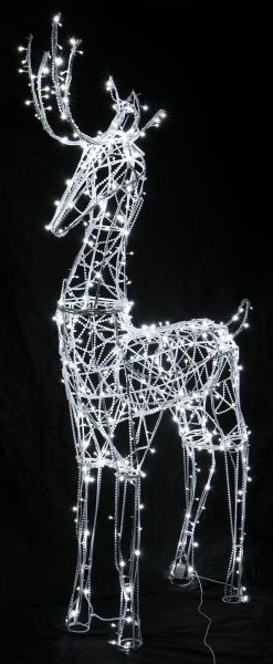 Декоративна фігура вбудований світлодіод (LED) Олень 240 см 