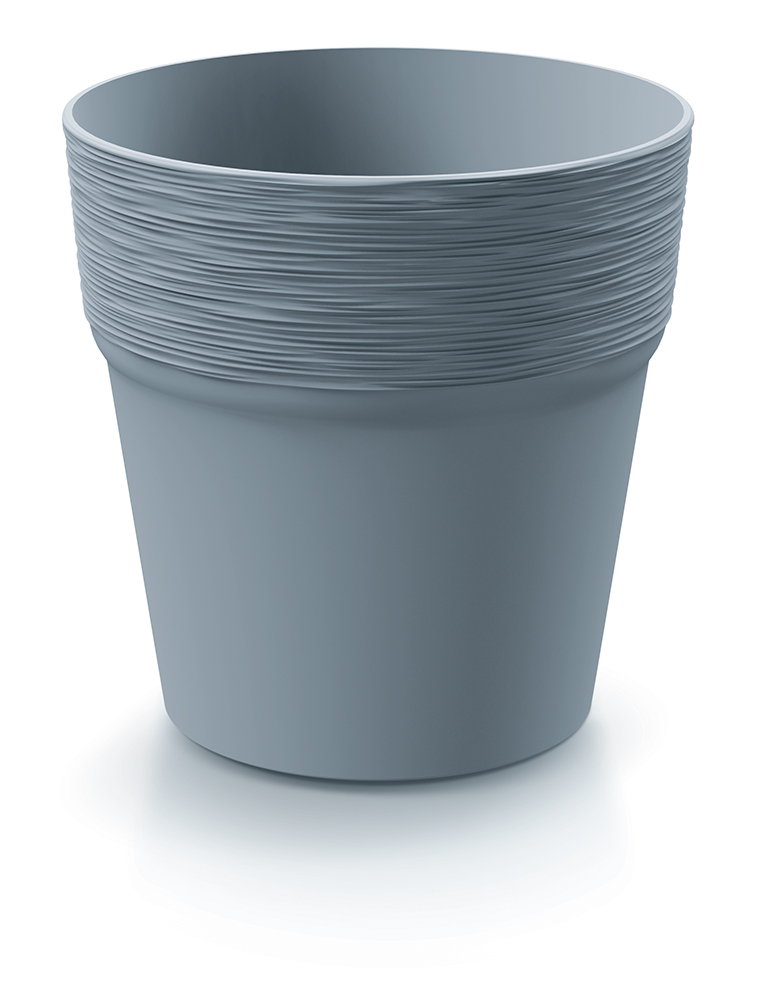 Горщик для квітів Prosperplast FURU.2 круглий 5,48 л світло-сірий (73720-443)
