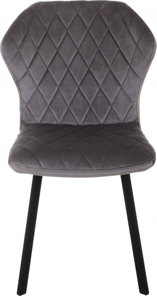 Стул Bjorn RALF MAGIC VELVET 500x620x870 мм серый / черный