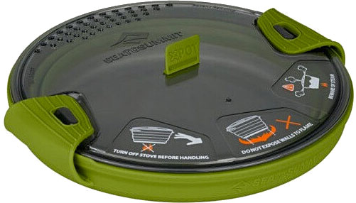 Набір посуду Sea To Summit X-Set 32 Charcoal Pan Olive Pot Sand Kettle (STS AXSET32CH)