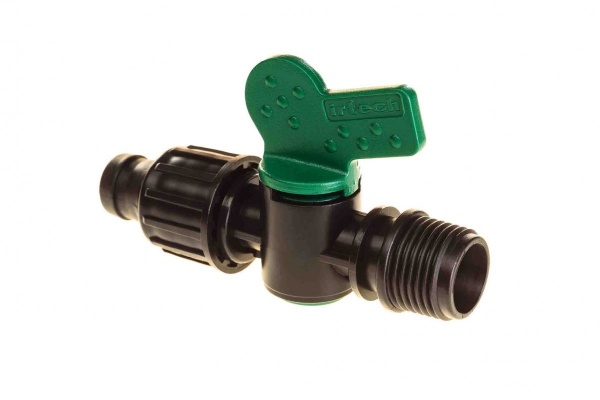Кран капельного полива с наружной резьбой 1/2