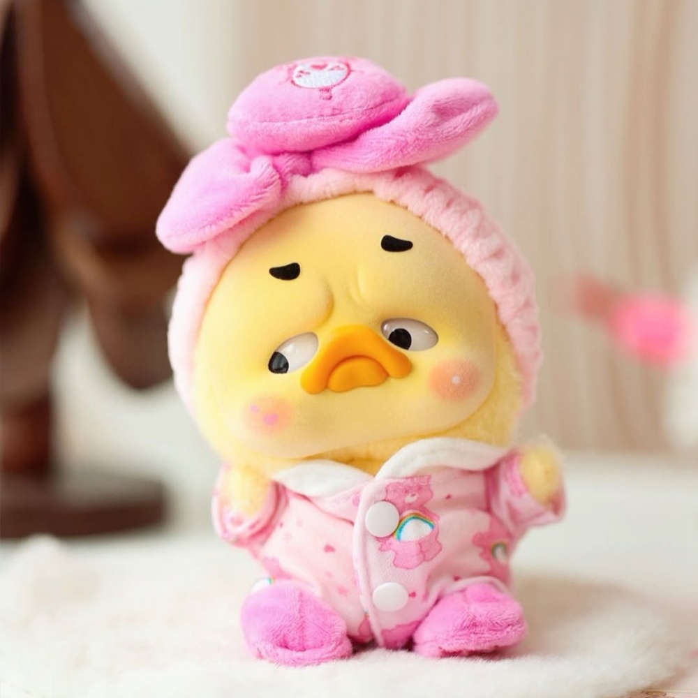 Колекційна м'яка іграшка Pop Top з кільцем Upset Duck x Care Bears Будь веселкою різнокольоровий AP17183806800C