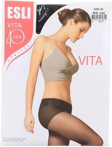Колготки женские ESLI VITA 40 den nero р. 4 черный 1 шт. 