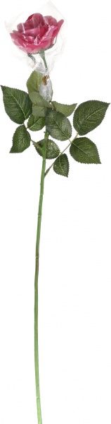 Рослина штучна Троянда 64 см світло-рожева Девілон