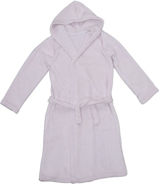 Халат детский Роза с капюшоном р.146 сиреневый 