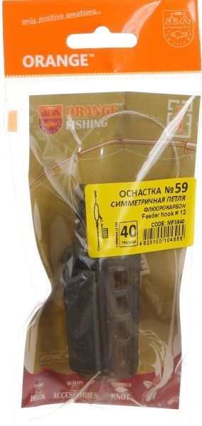 Оснащення Orangefish MF5940 40 г №59 Симетрична петля (флюрокарбон)