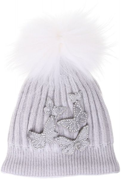 Шапка для девочек Pompona р.50-52 светло-серый 20 Z P 72 ПЕ 