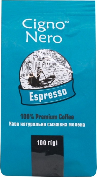 Кава мелена Cigno Nero Espresso 100 г