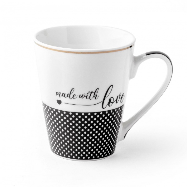 Чашка Black & White 310 мл RH-101032006-4 Rosem Home