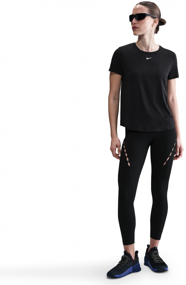 Футболка Nike W NK ONE CLASSIC DF SS TOP WT IB9408-010 р.L чорний