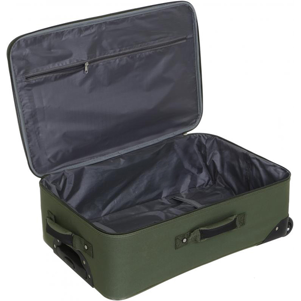 Чемодан UP! (Underprice) зеленый 1021NC 61х40х20 см 