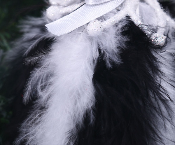 Підвіска Балерина декор Преміум 9х12х3 см чорний