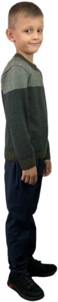 Джемпер для мальчика ART KNIT Трио р.128 хаки 