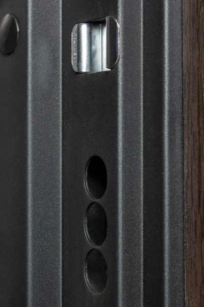 Двері вхідні Revolut Doors В-82 (квадро) Гладка 191 венге темний 2050x950 мм ліві