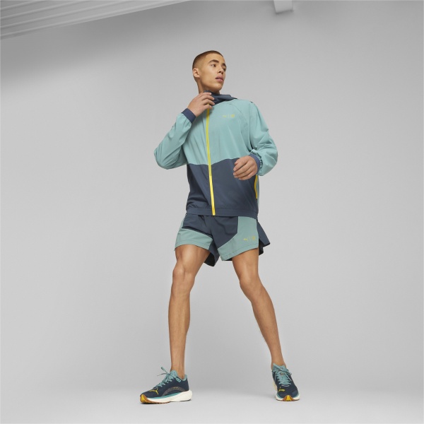 Вітрівка Puma M FIRST MILE WOVEN JACKET 52323116 р.M бірюзовий