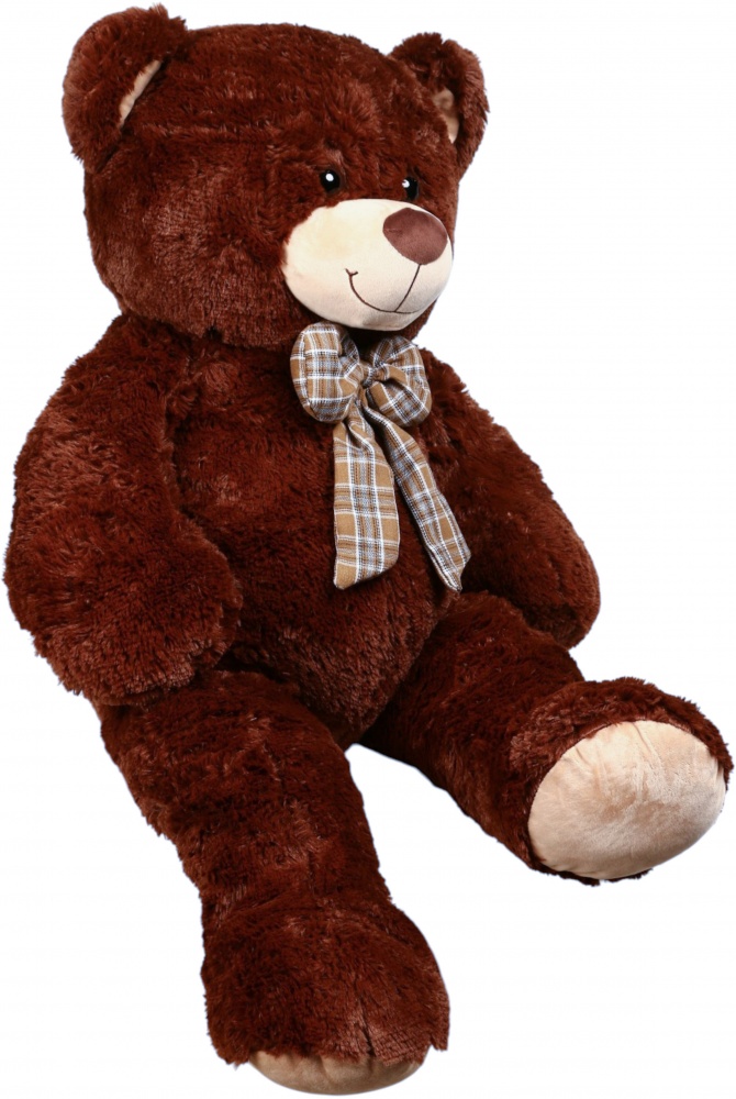 М'яка іграшка HW Plush Paws Ведмідь 100 см темно-коричневий HF10956 39'