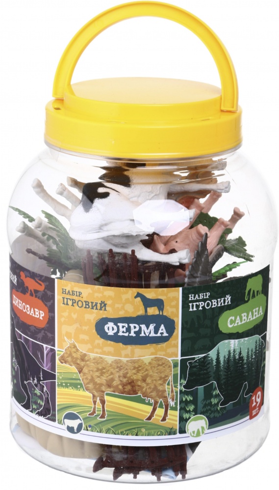 Игровой набор PIXIE ведро ферма 19 шт. 20.5х15.5х15.5 см пластик YX-8014