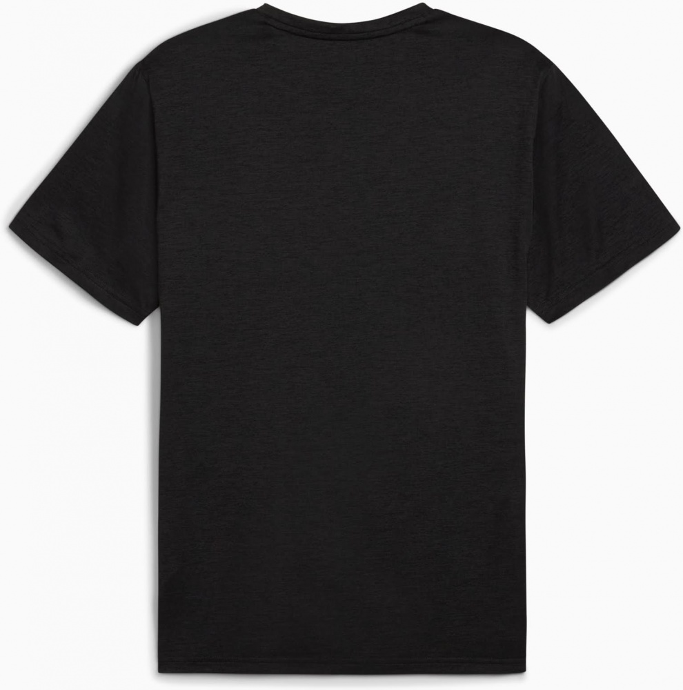 Футболка Puma M TAD ESSENTIALS HEATHER CAT Tee (CF small cat) 52592001 р.L черный