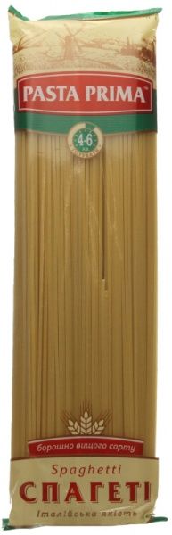 Макарони Pasta Prima Спагеті 400 г 